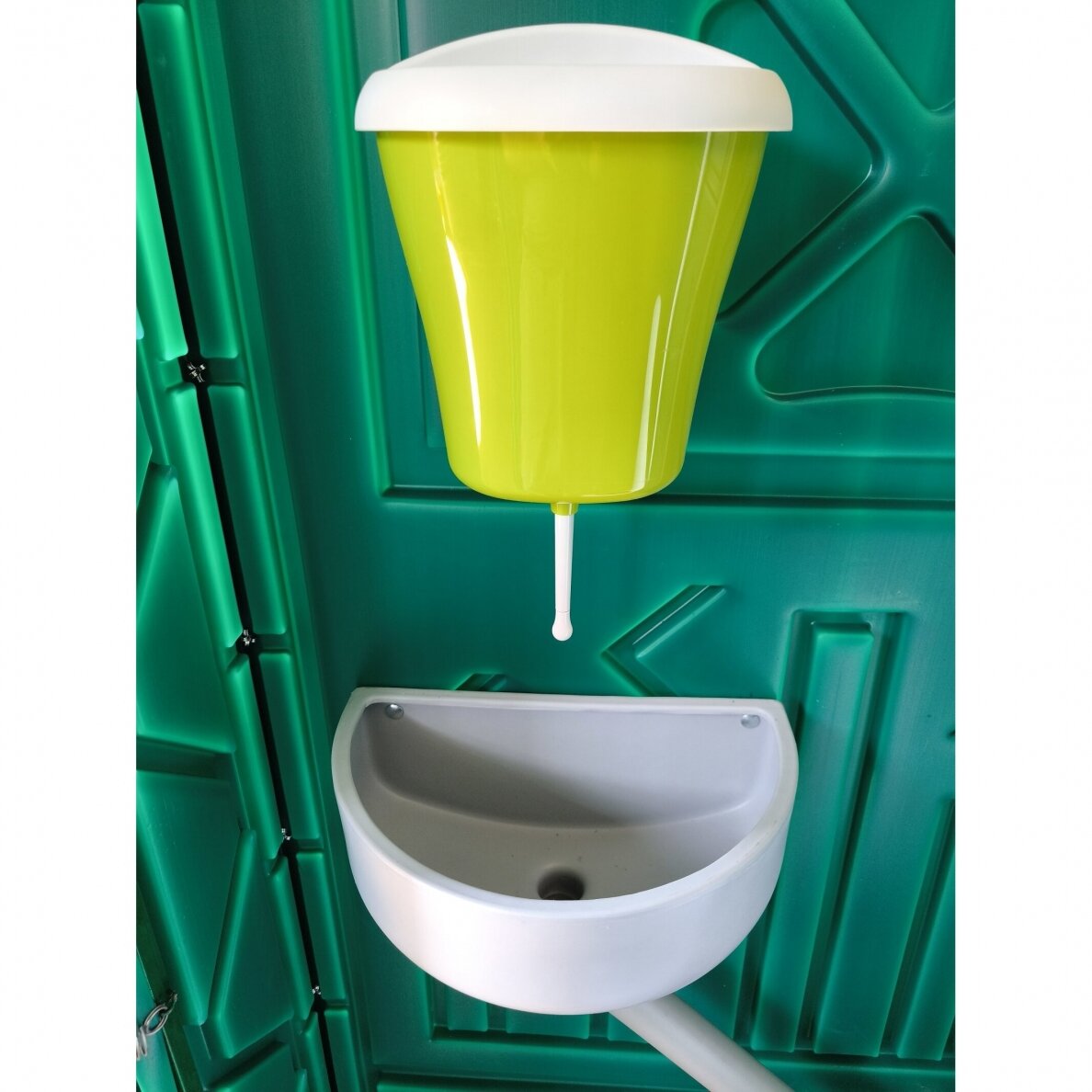 Plastikinis lauko tualetas ECOStyle žalias su apšvietimu 3 Plastikinis lauko tualetas ECOStyle žalias su apšvietimu 3
