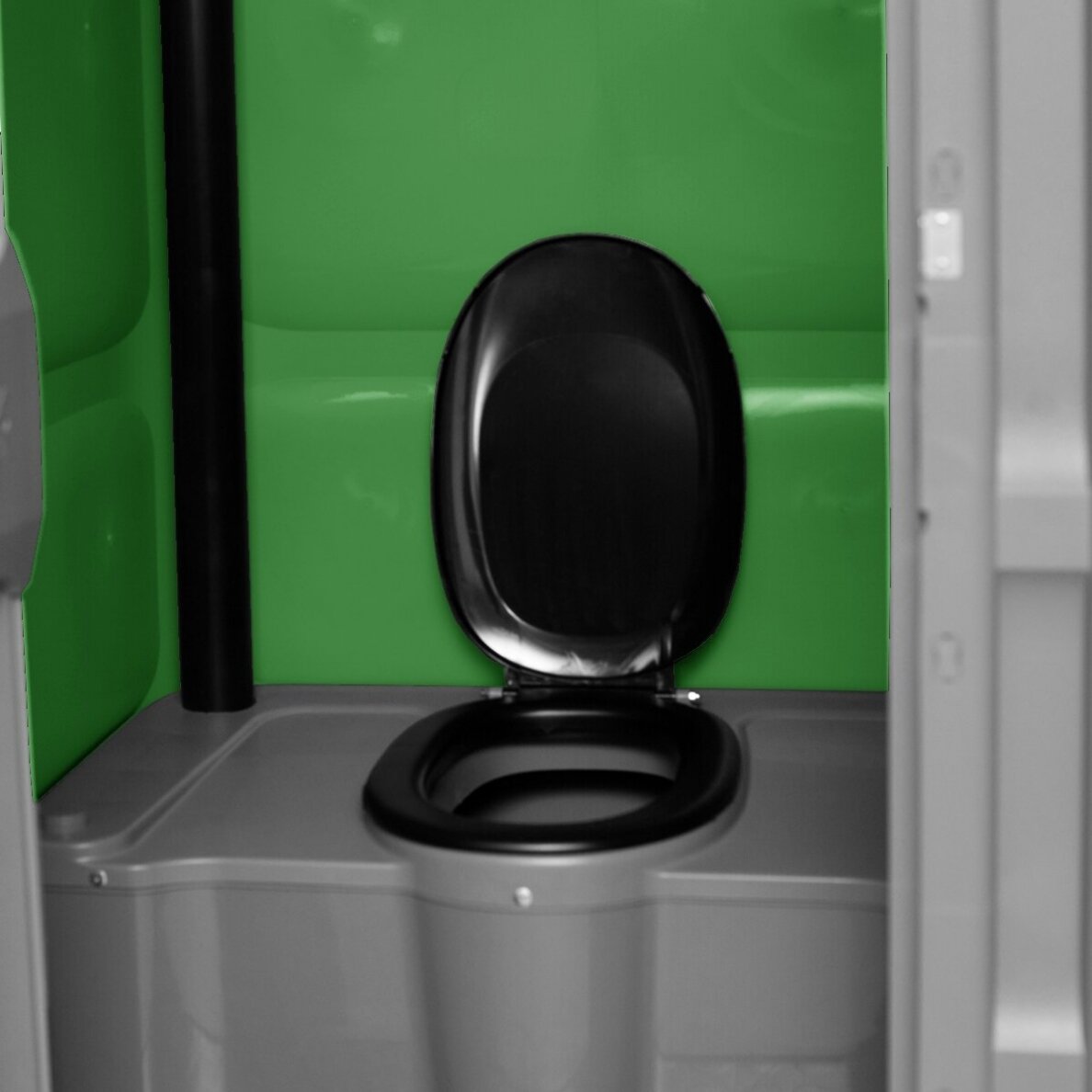 Plastikinis lauko tualetas (Žalias) su apšvietimu 5