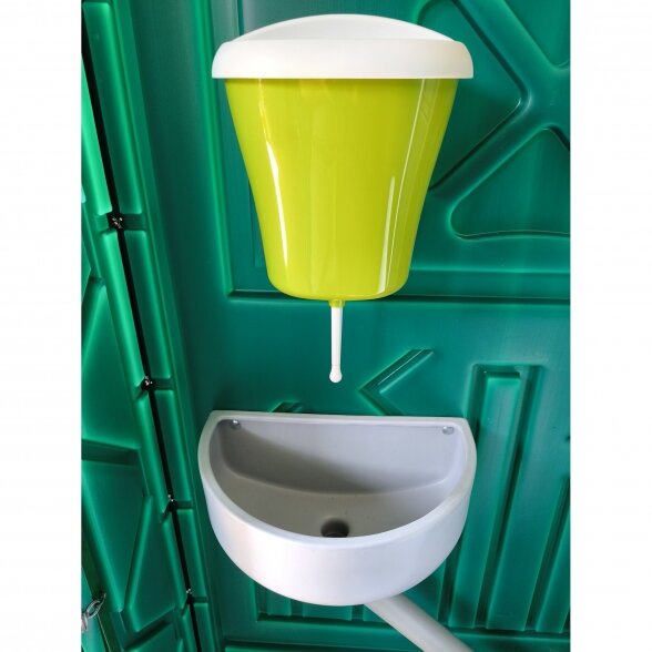 Plastikinis lauko tualetas ECOStyle žalias su apšvietimu 3 Plastikinis lauko tualetas ECOStyle žalias su apšvietimu 3