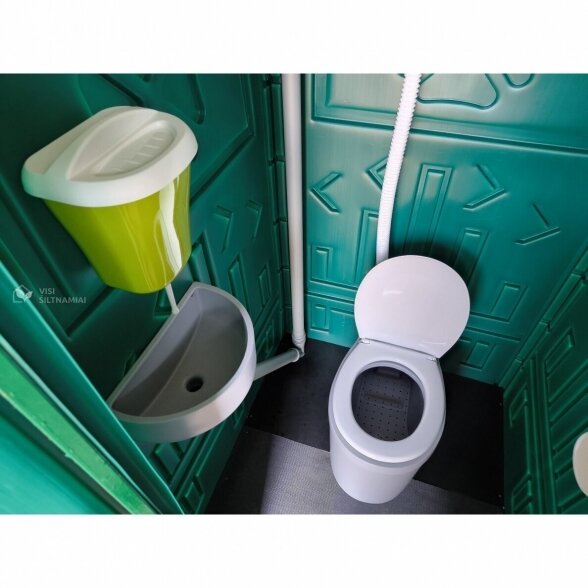 Plastikinis durpinis lauko tualetas TOYPEK DuoComfort žalias 5