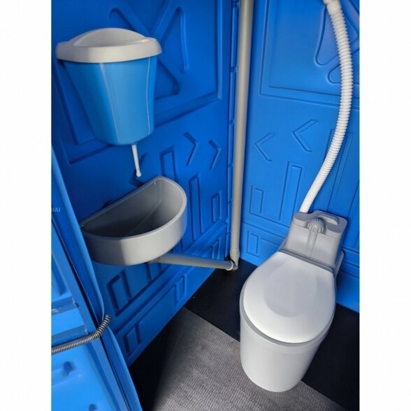 Plastikinis durpinis lauko tualetas TOYPEK DuoComfort mėlynas 2